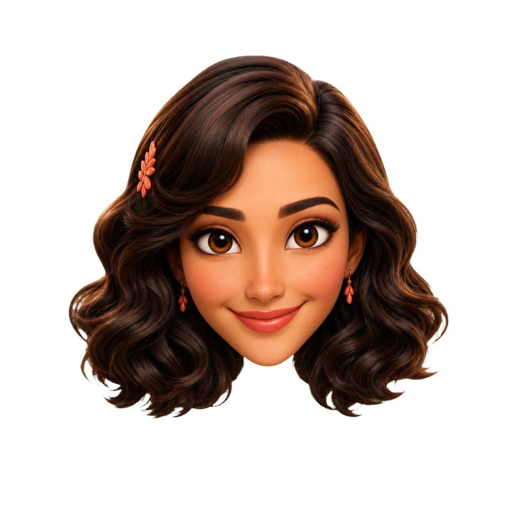 Tête 3D d’une femme